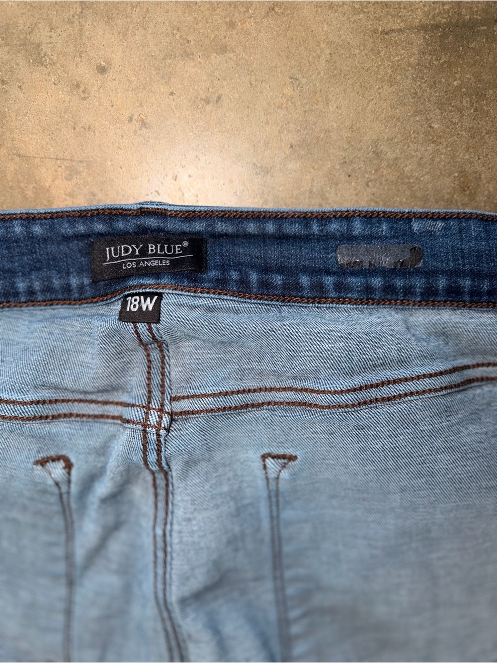 Judy Blue Slim Fit Jeans 18W Medium Wash Stretch Plus Size - Picture 8 of 13
